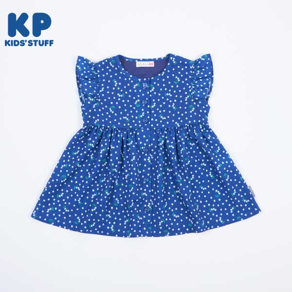 スズラン柄の半袖チュニック(140)