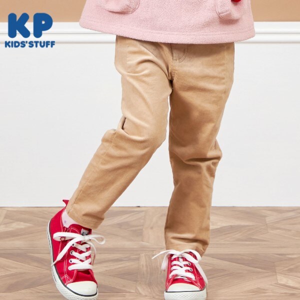 KP(ケーピー)ストレッチコーデュロイテーパードパンツ(110～140)