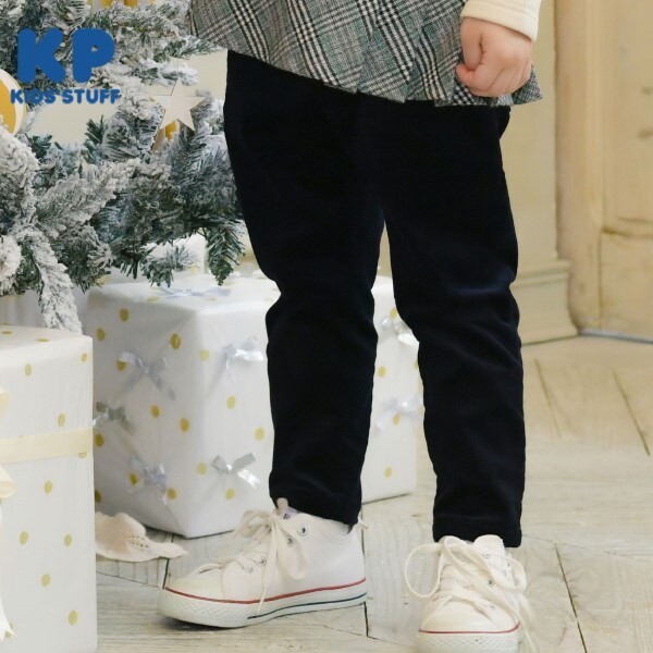 KP(ケーピー)ストレッチコーデュロイテーパードパンツ(110～140)