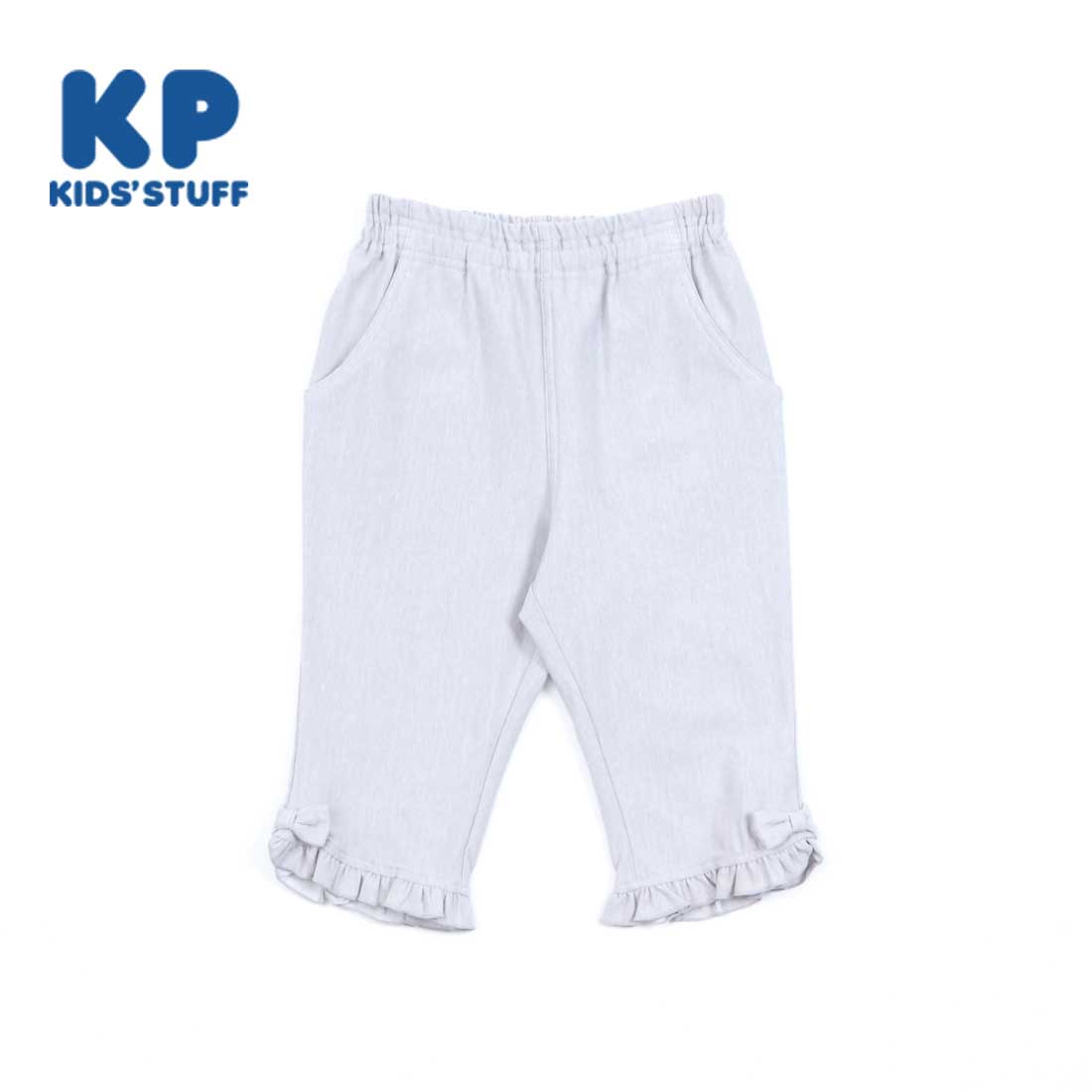 KP(ケーピー)裾フリルの6分丈パンツ100~130