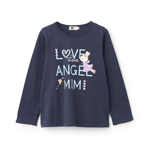 エンジェルmimi長袖Tシャツ(80cm 紺): キッズ - ナルミヤ