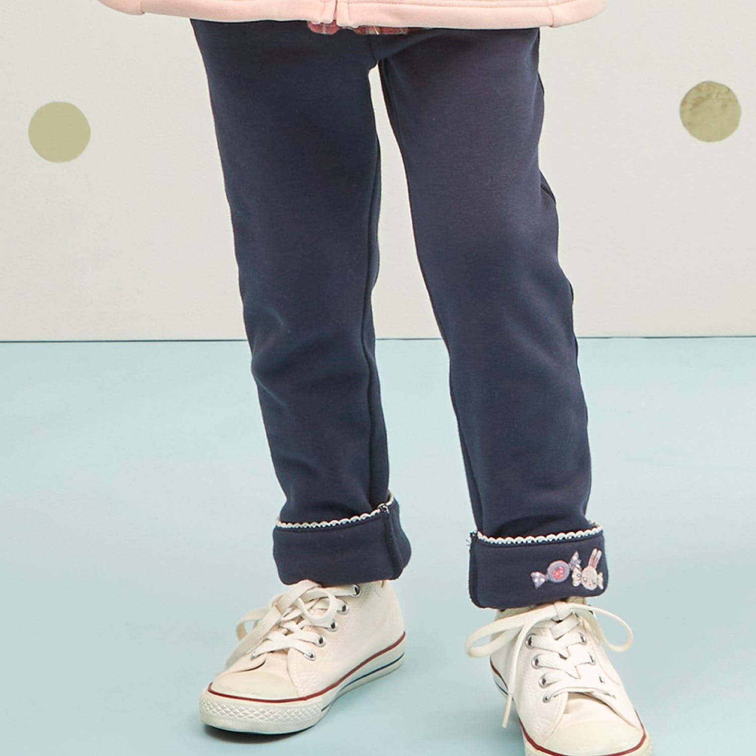 スムース裏シャギー パンツ