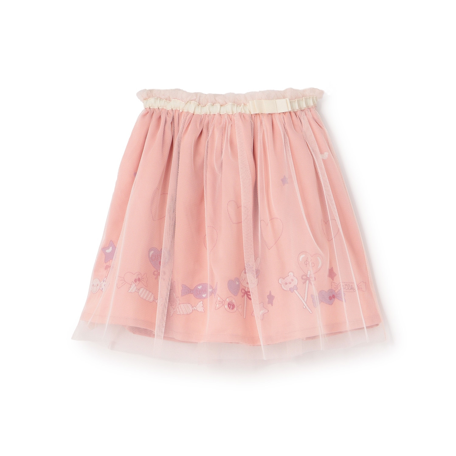mimiちゃん刺しゅう チュール スカート