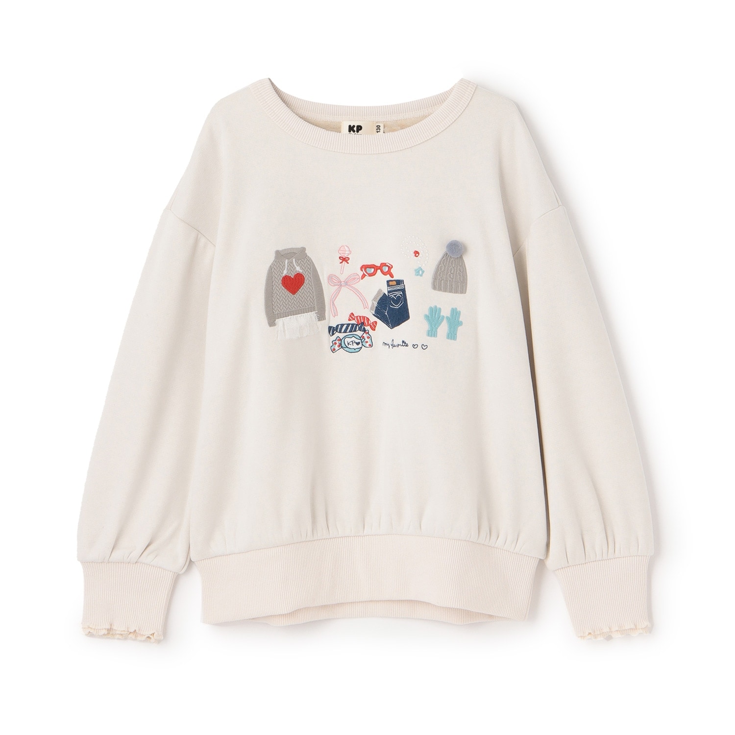 スムース裏シャギー トレーナー