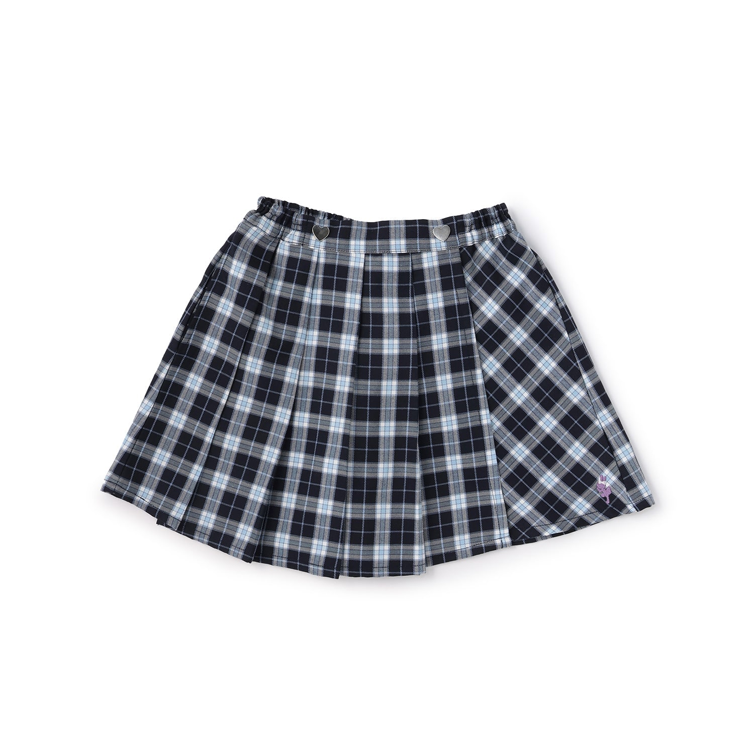 チェックプリーツキュロット