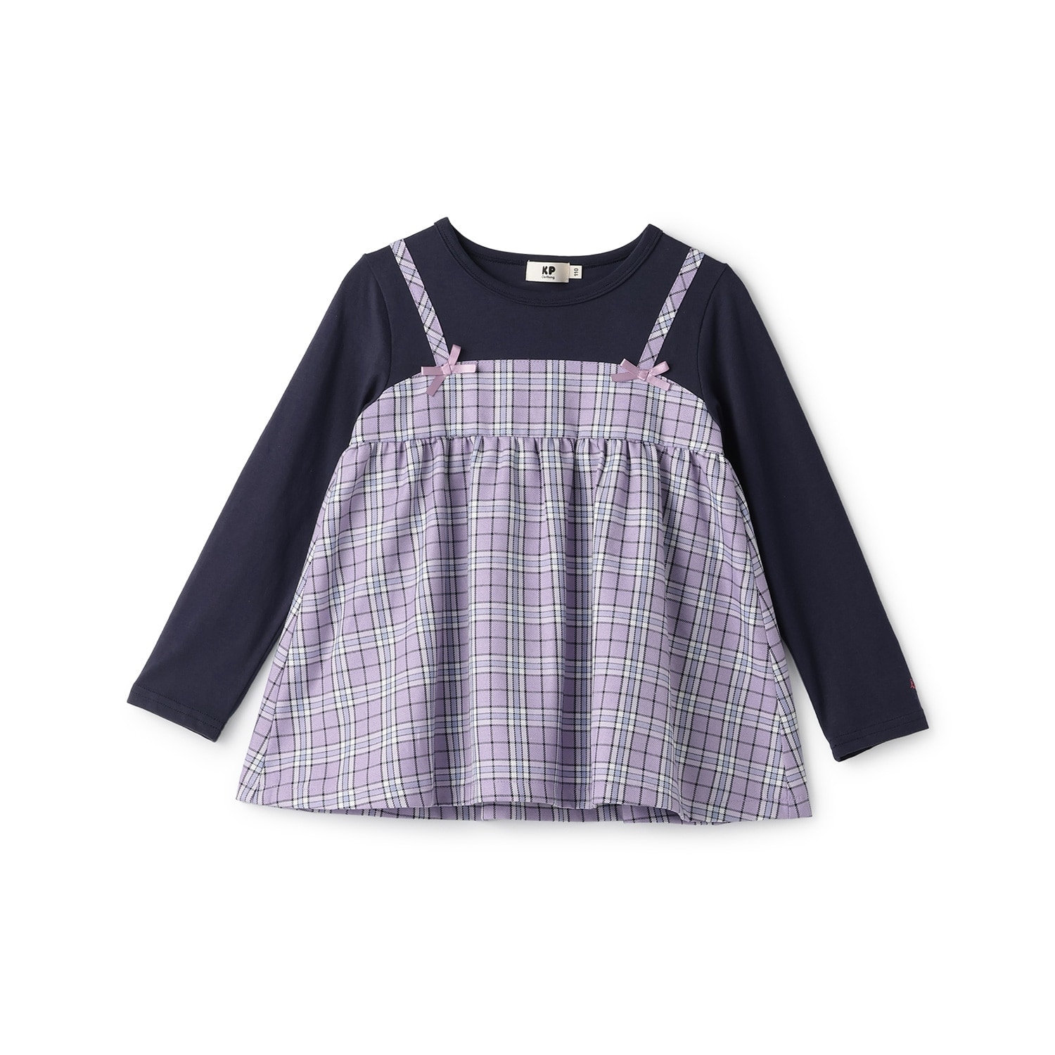 チェックチュニック