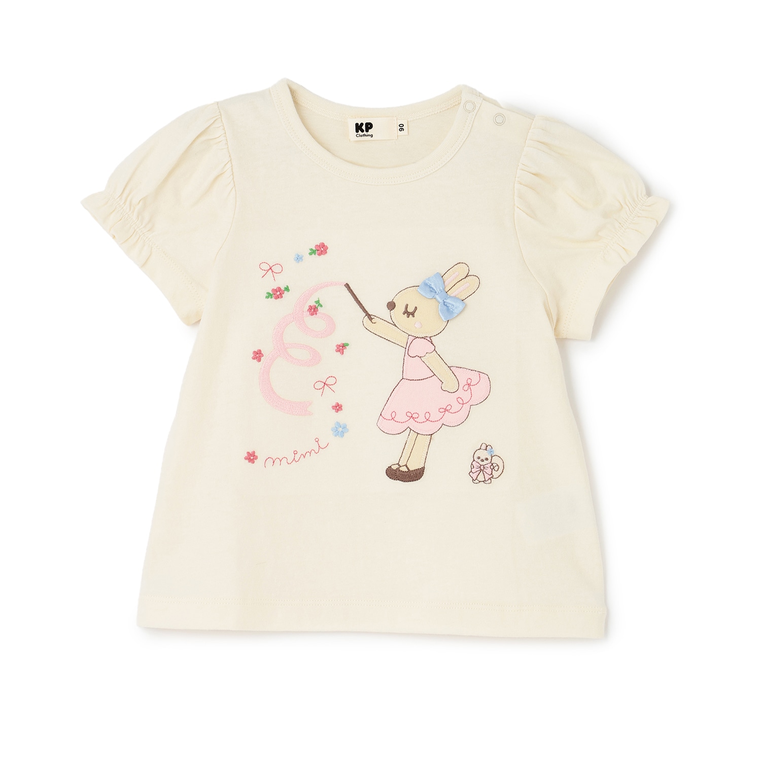 mimiちゃん アップリケ Tシャツ