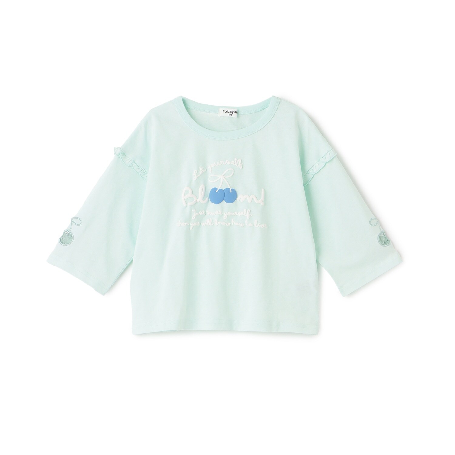 【Trois Lapins】 7分袖Tシャツ