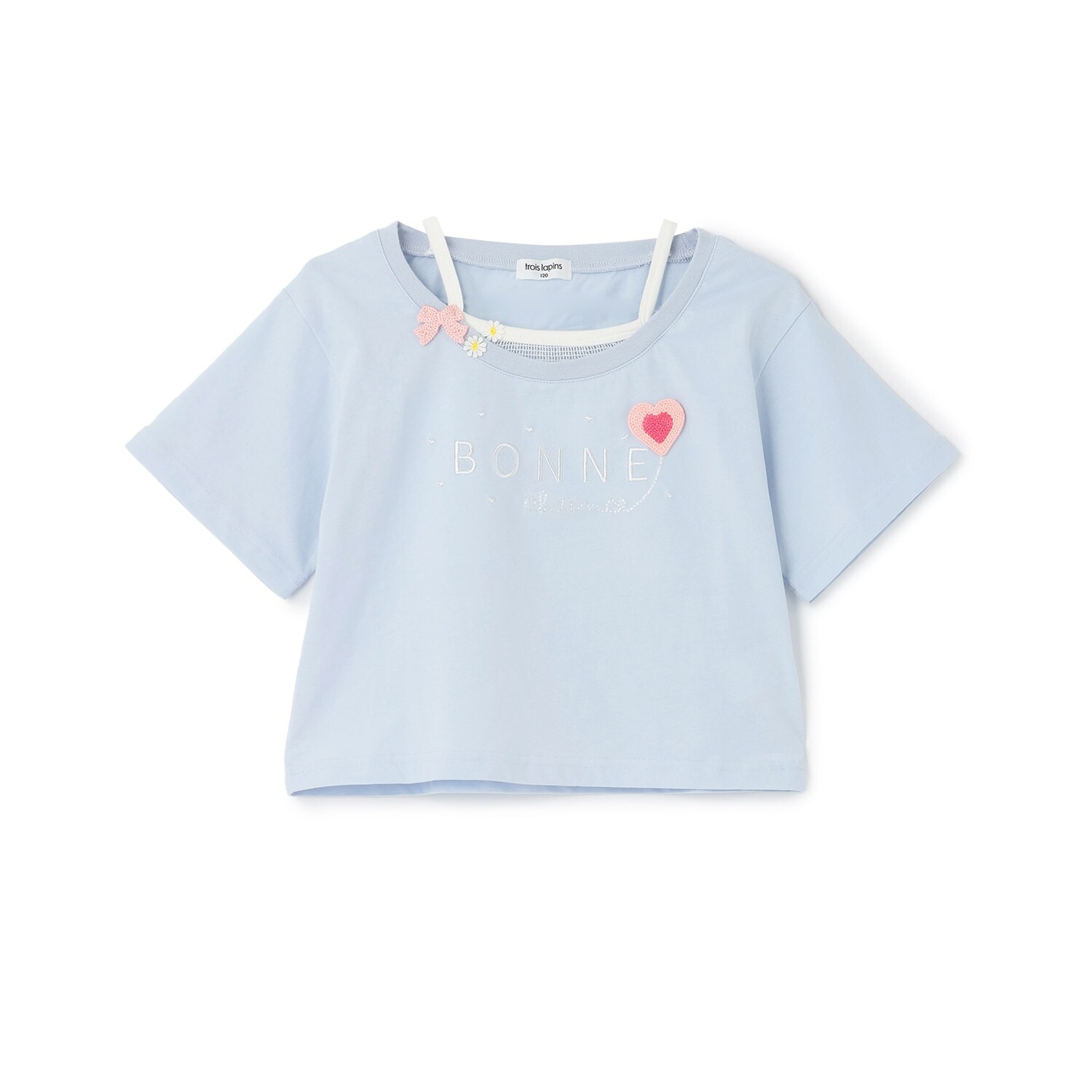 肩紐 オフショルダー 半袖Tシャツ