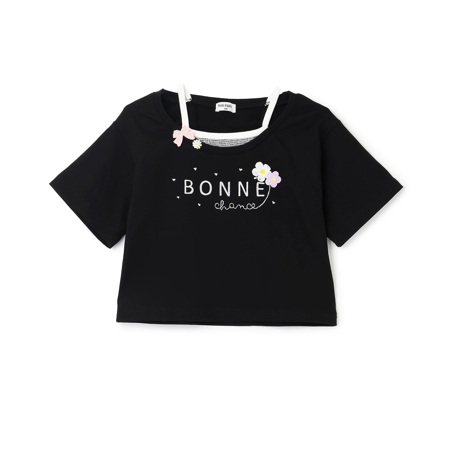 肩紐 オフショルダー 半袖Tシャツ