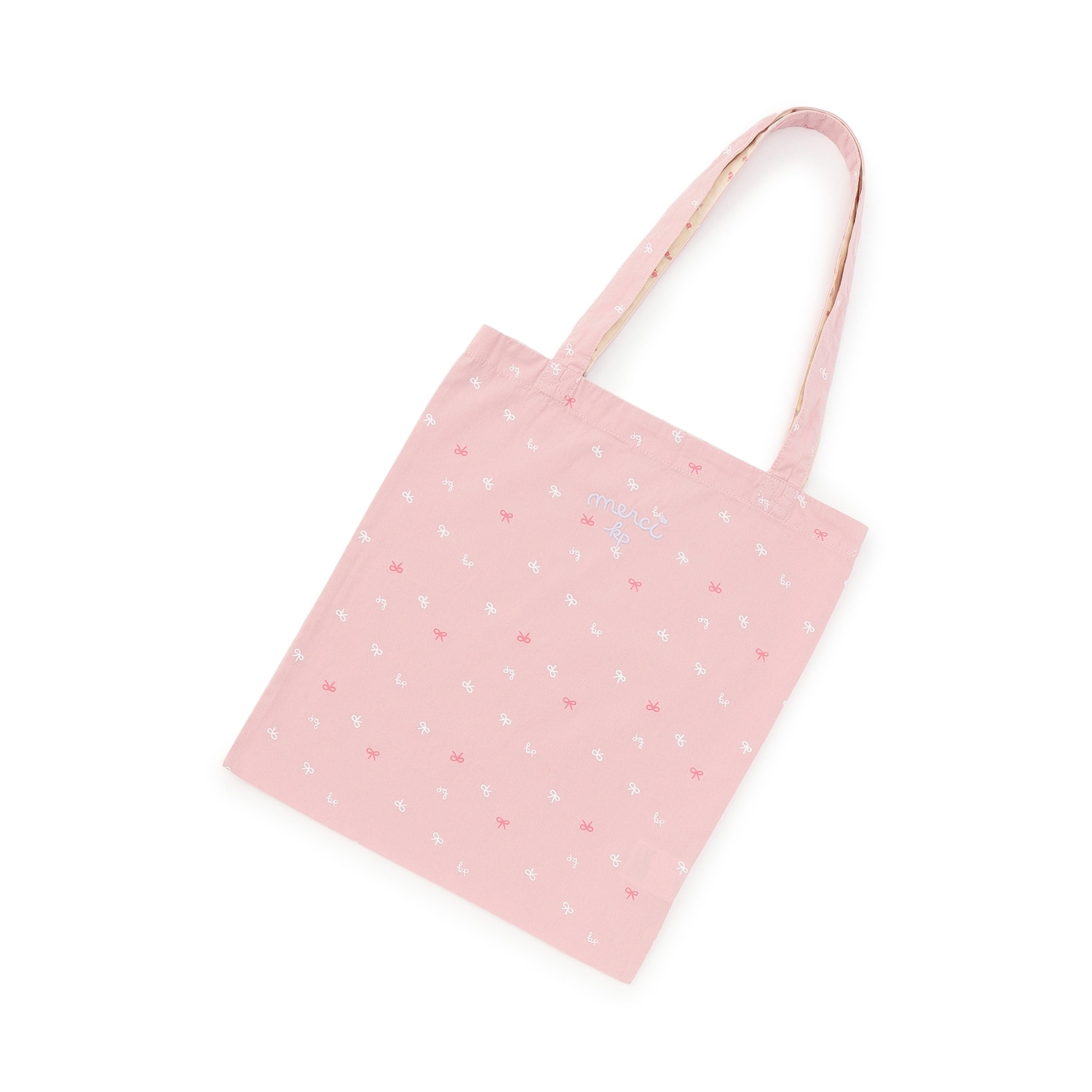 デニム総柄プリント バッグ