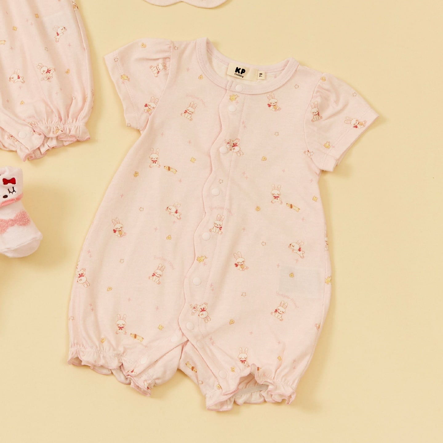 mimiちゃん総柄 ショートオール