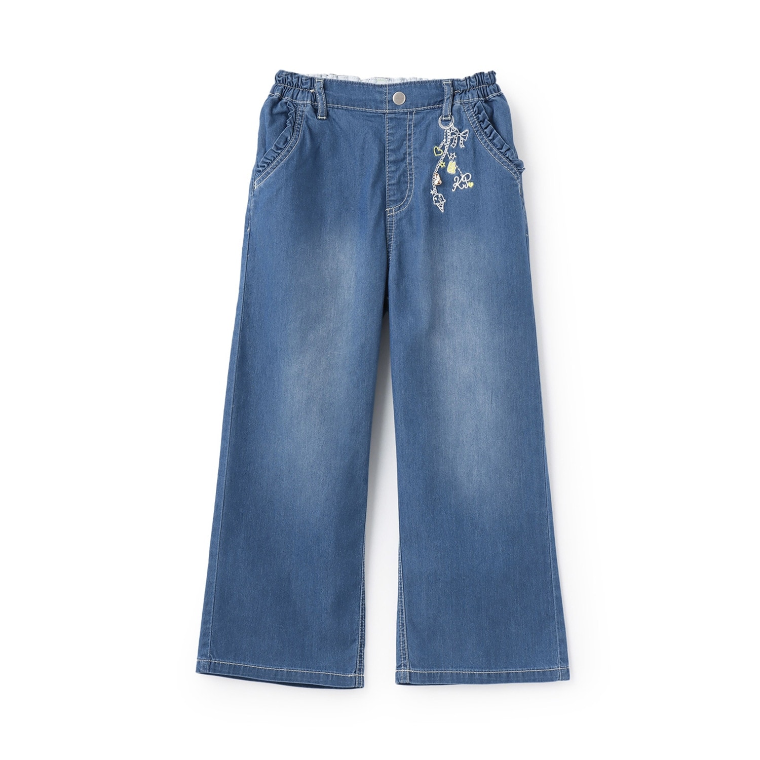 【冷感デニム】 ロングパンツ