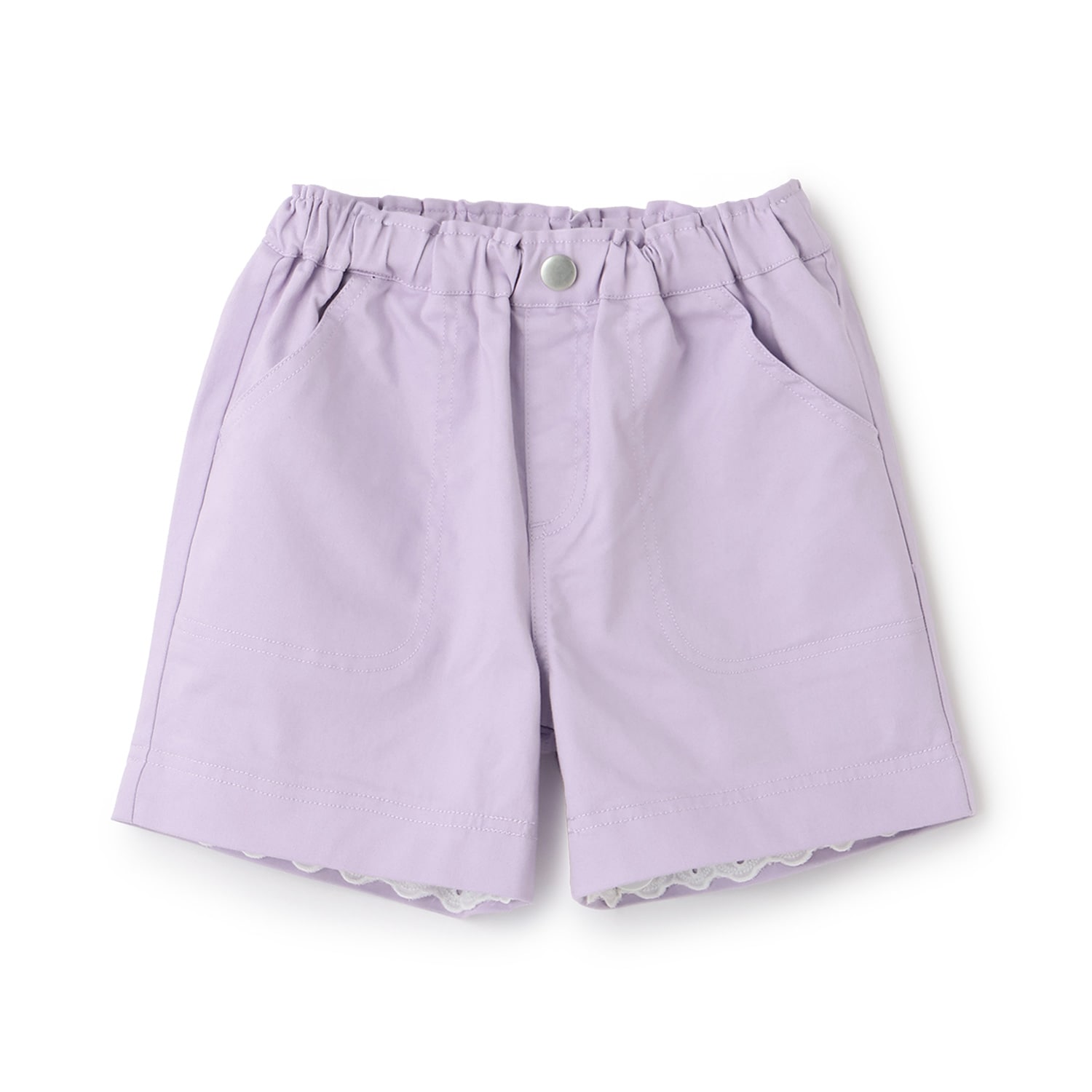 裾レース2WAYショートパンツ