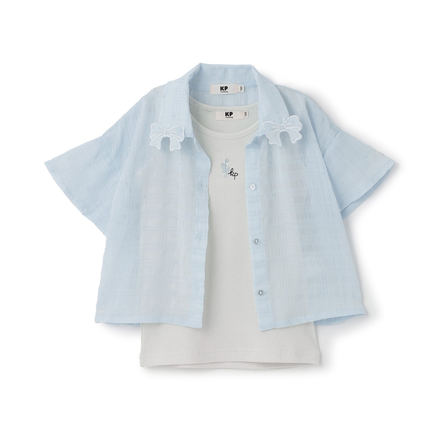 シアーシャツ・テレコタンクトップ セット