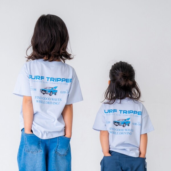 【パパもおそろい】【リンク】Kidsアソートグラフィック半袖Tシャツ