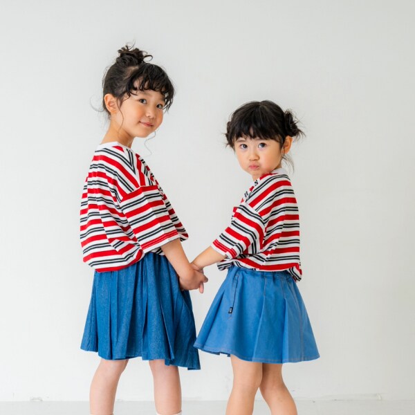【パパもおそろい】Kidsアソートボーダー半袖Tシャツ