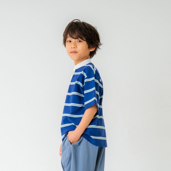 【リンク】スタンドカラーラガーTシャツ