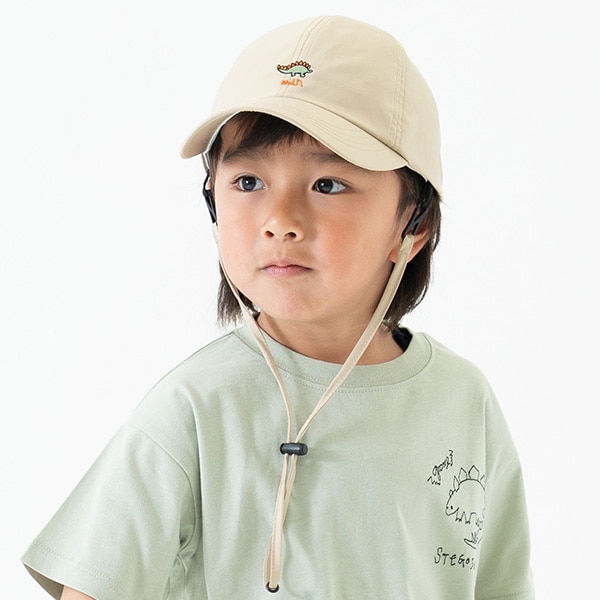 コード付き刺繍CAP(54cm ラベンダー): キッズ - ナルミヤ