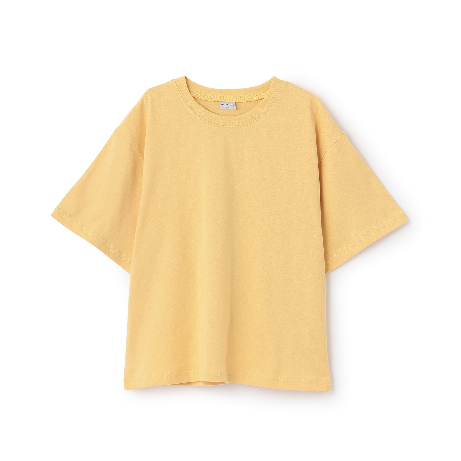 【綿100%】メッセージバック縦ロゴ半袖T