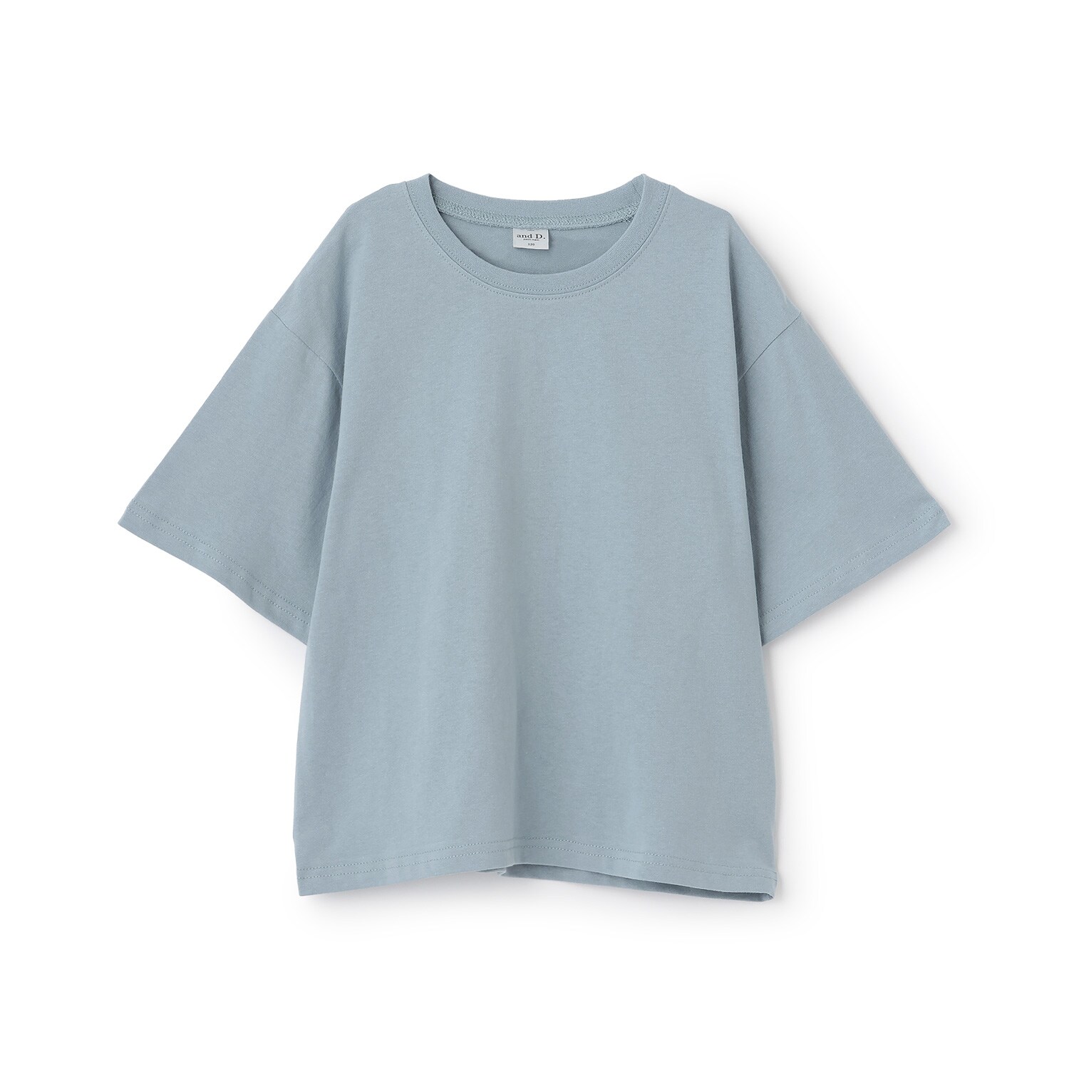 【綿100%】メッセージバック縦ロゴ半袖T