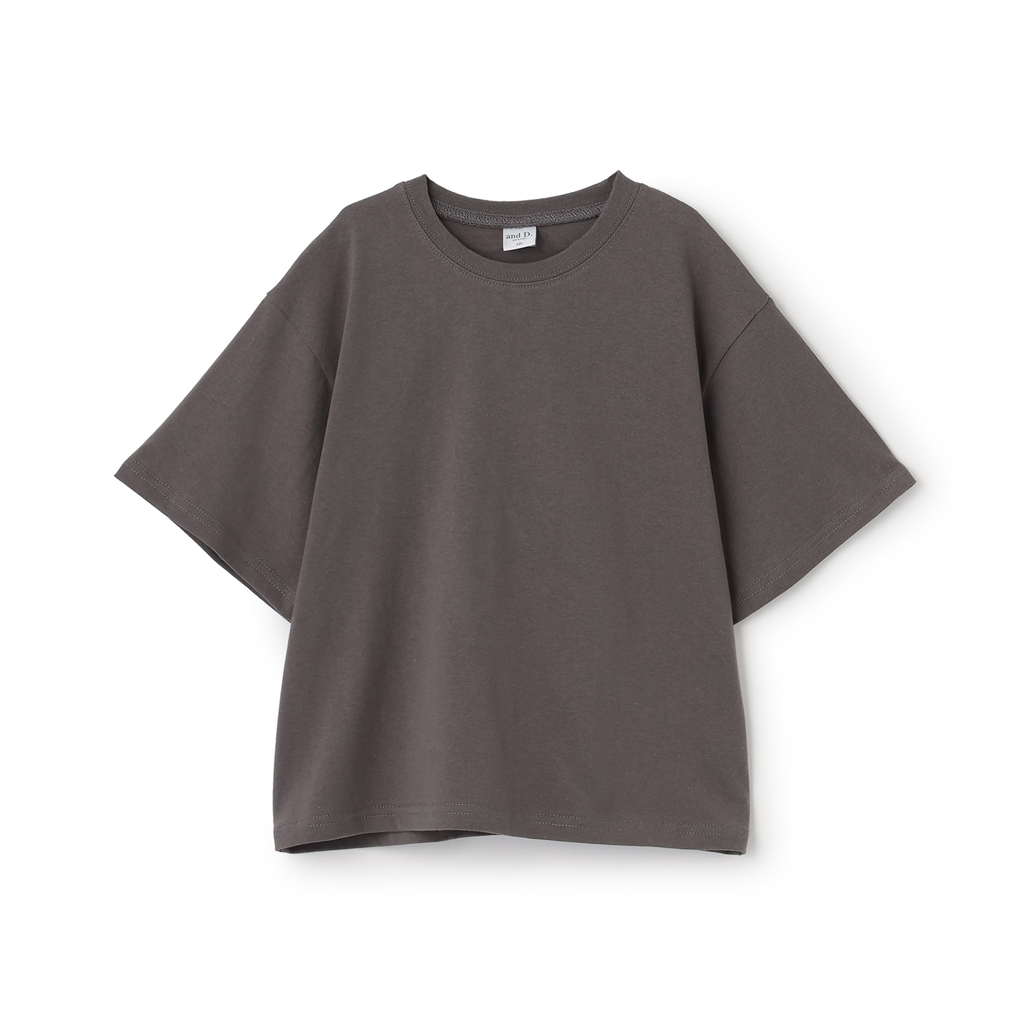 【綿100%】メッセージバック縦ロゴ半袖T