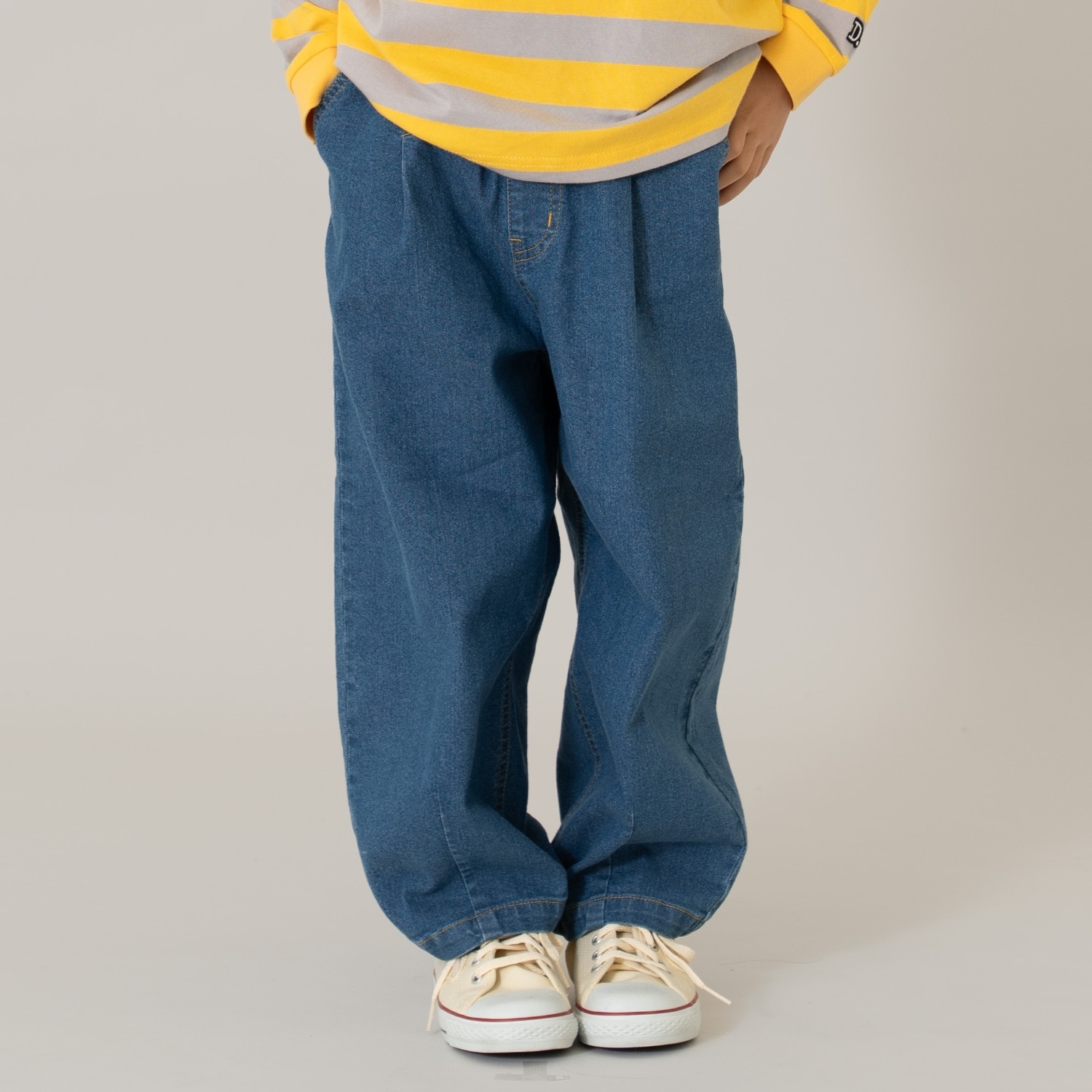 タックバルンデニムパンツ【セットアップ可】