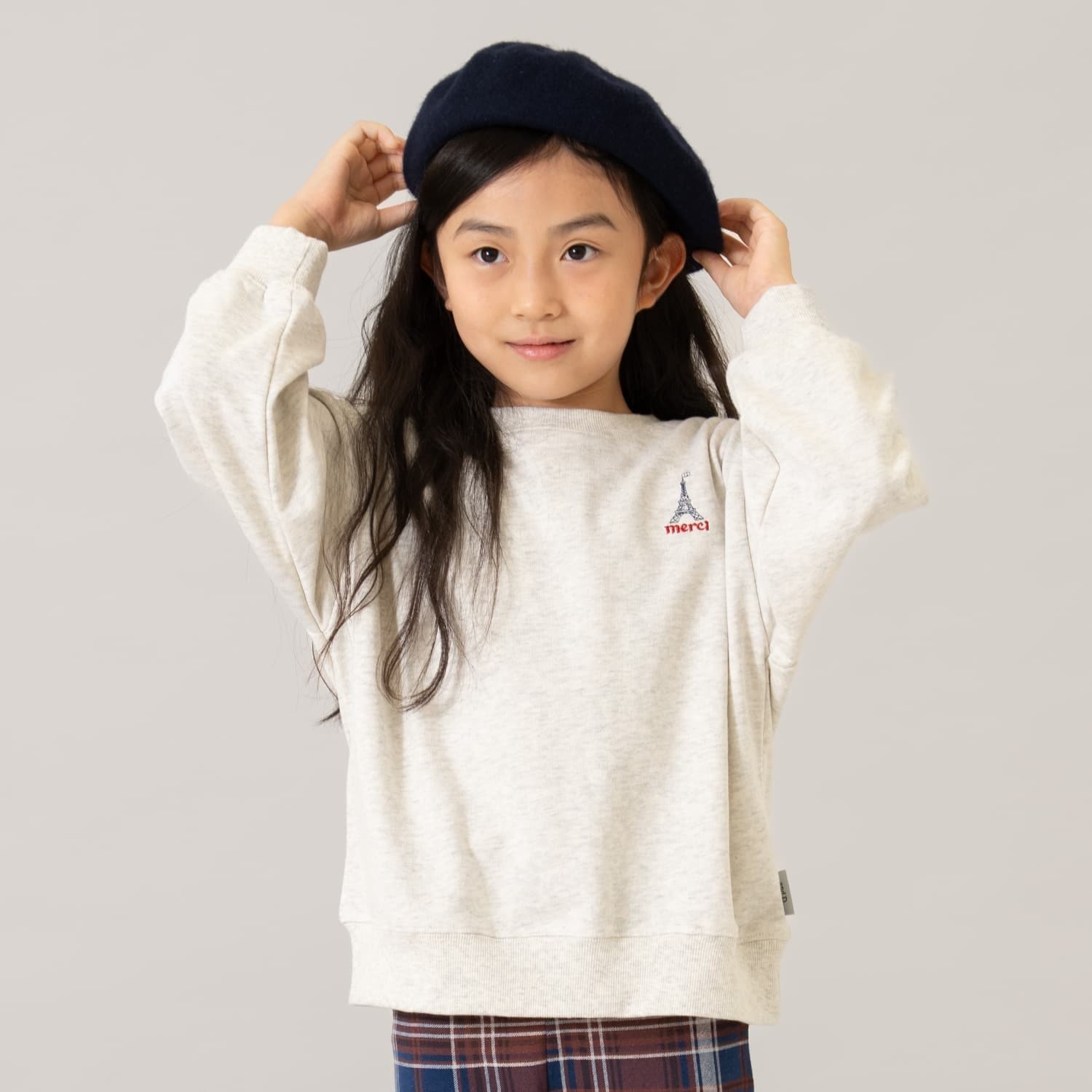 【親子リンク】【365D.】スウェットシティアイコン刺繍ワイドプルオーバー