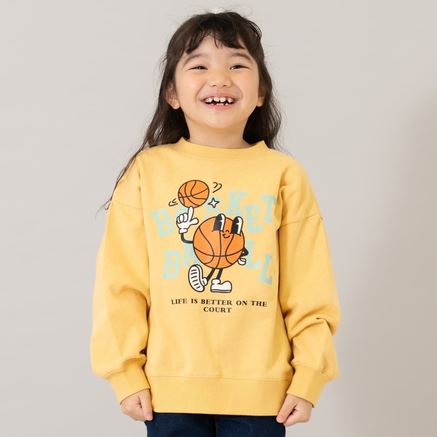 【365D.】スウェットOFUZAKE 柄ワイドプルオーバー