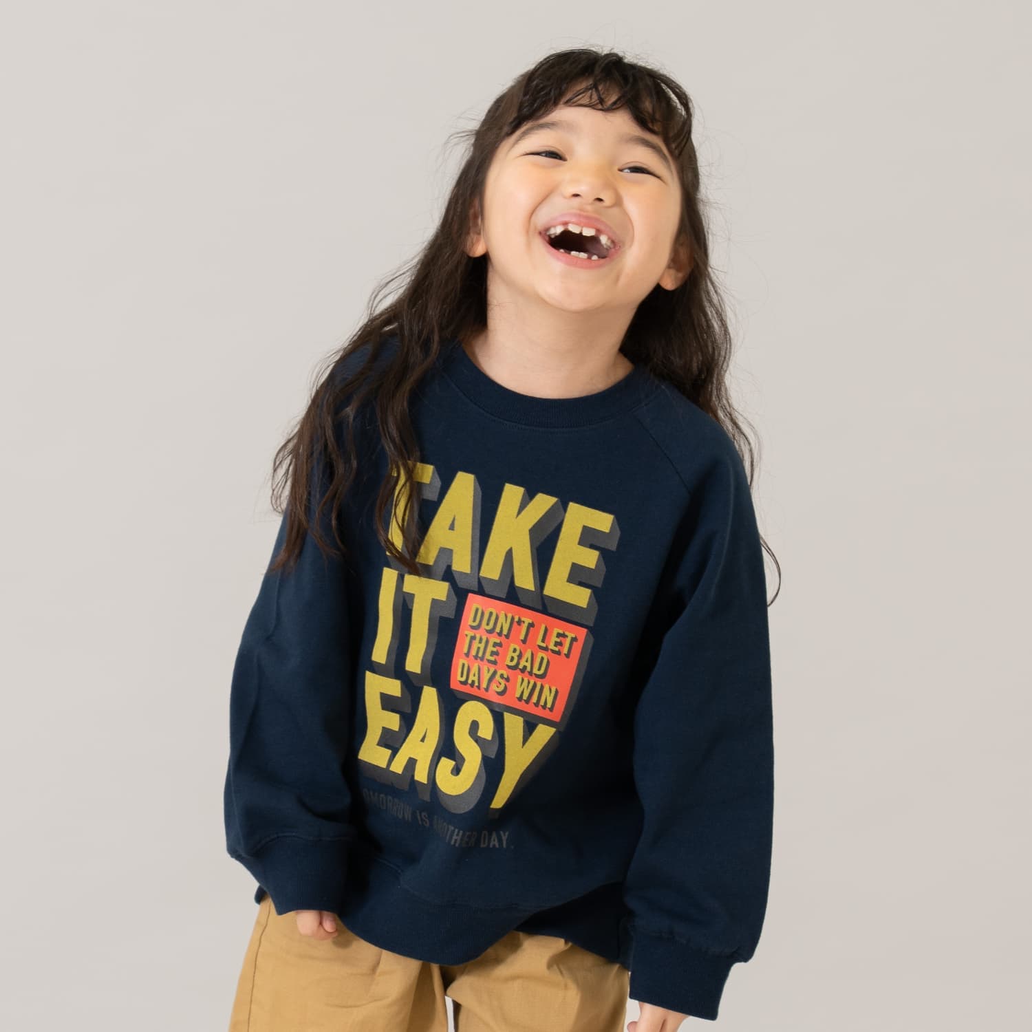 【365D.】【親子リンク】ラグランスウェットアソートロゴプルオーバー/トレーナー