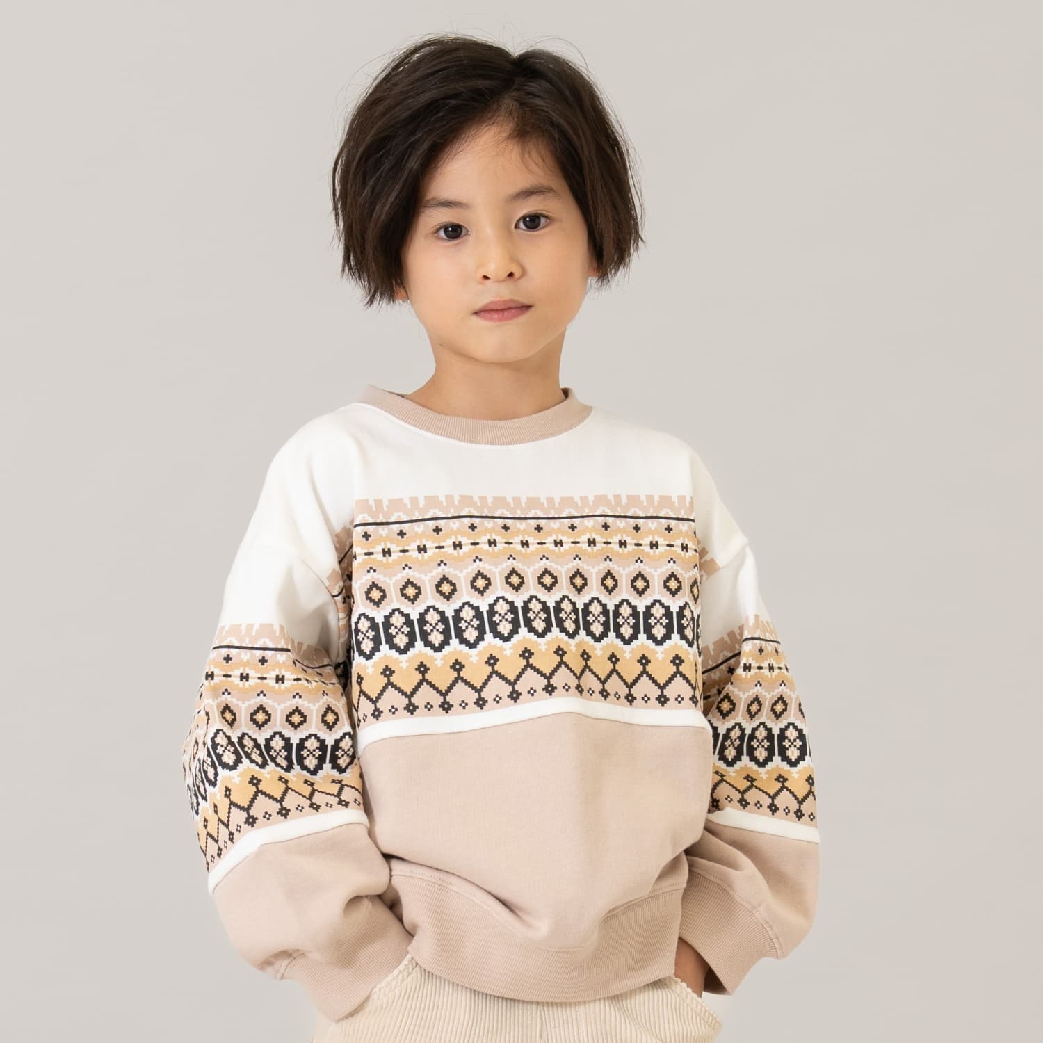 総柄アソートスウェット/トレーナー