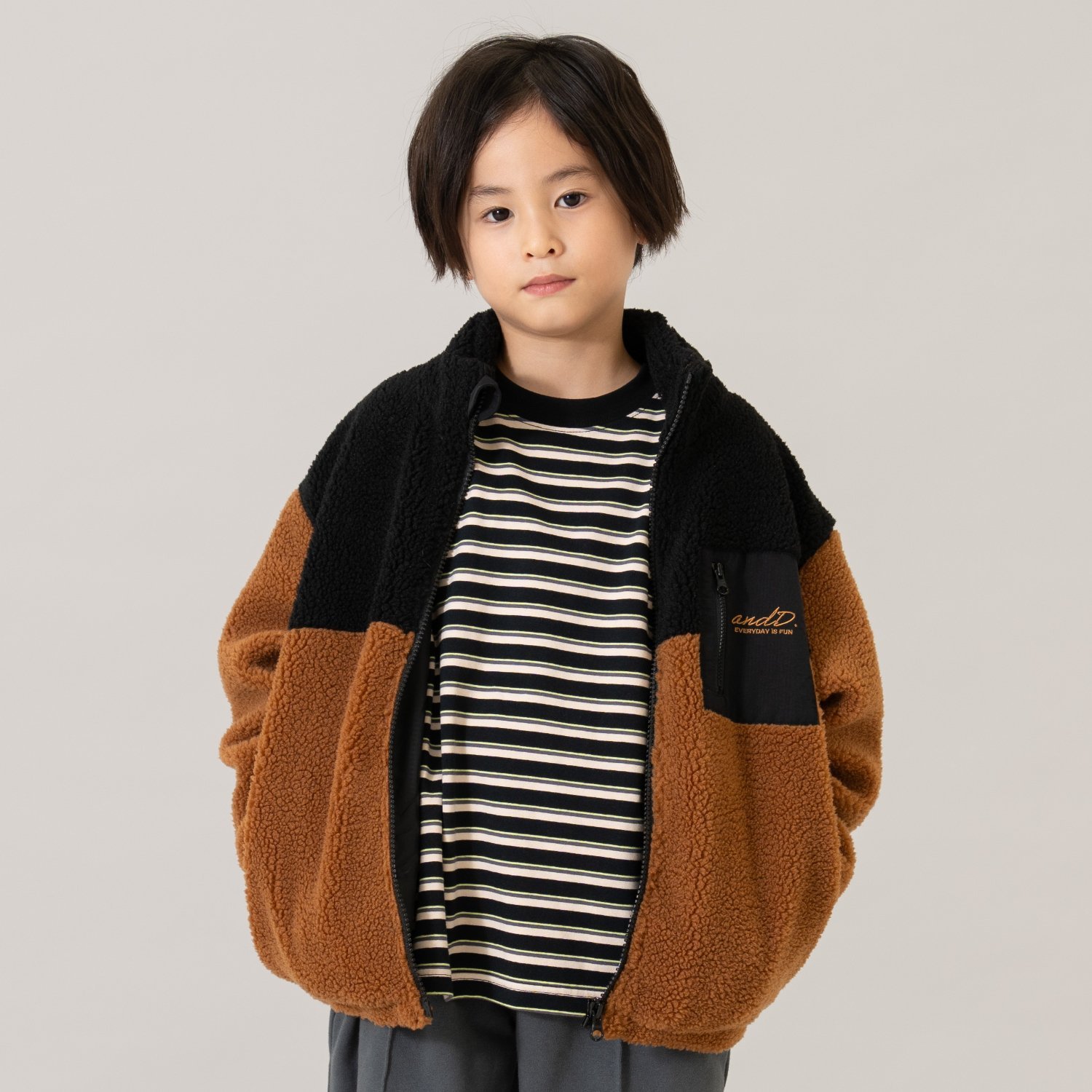 ボアスタンドブルゾン