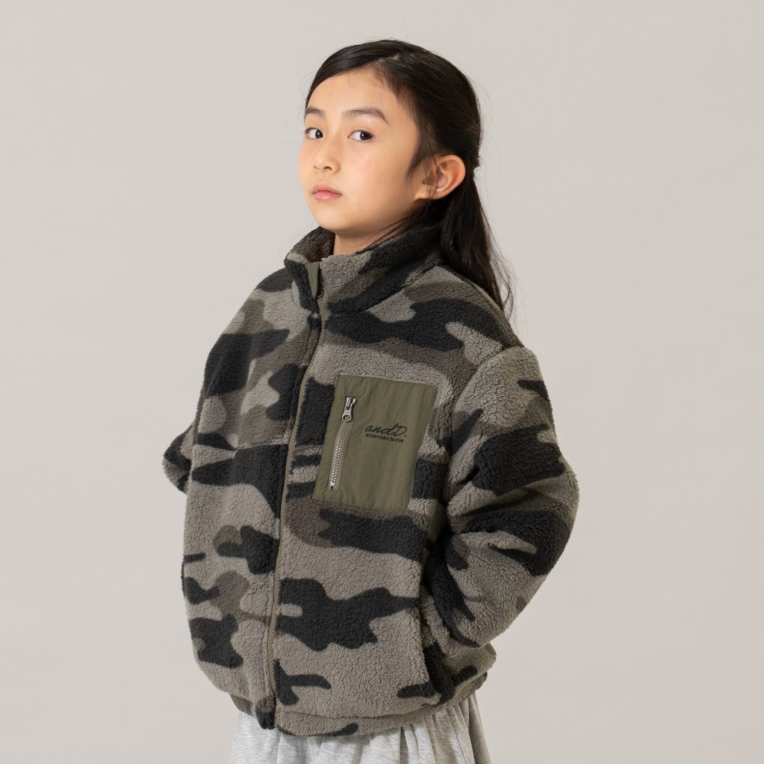 ボアスタンドブルゾン