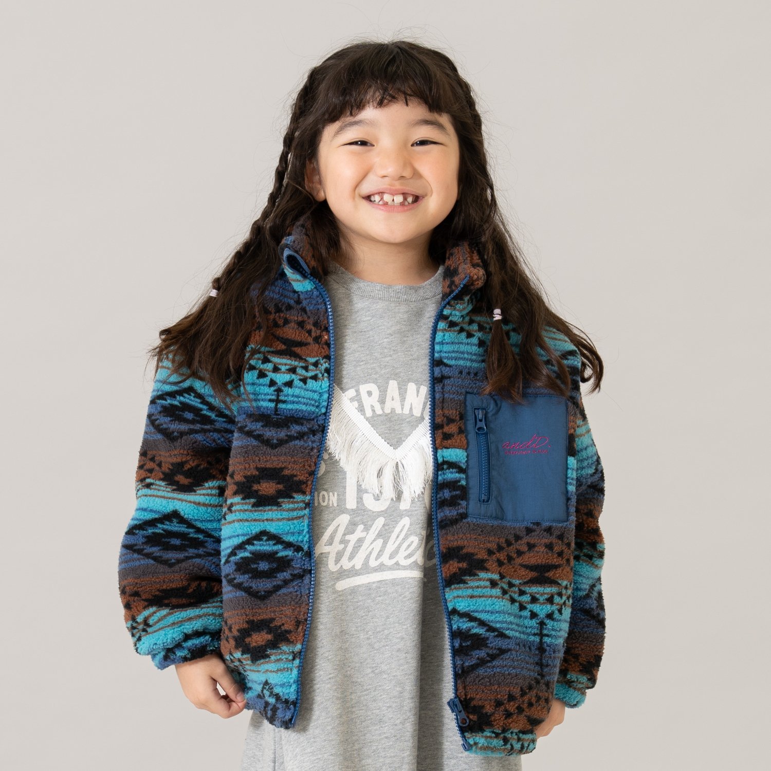 ボアスタンドブルゾン