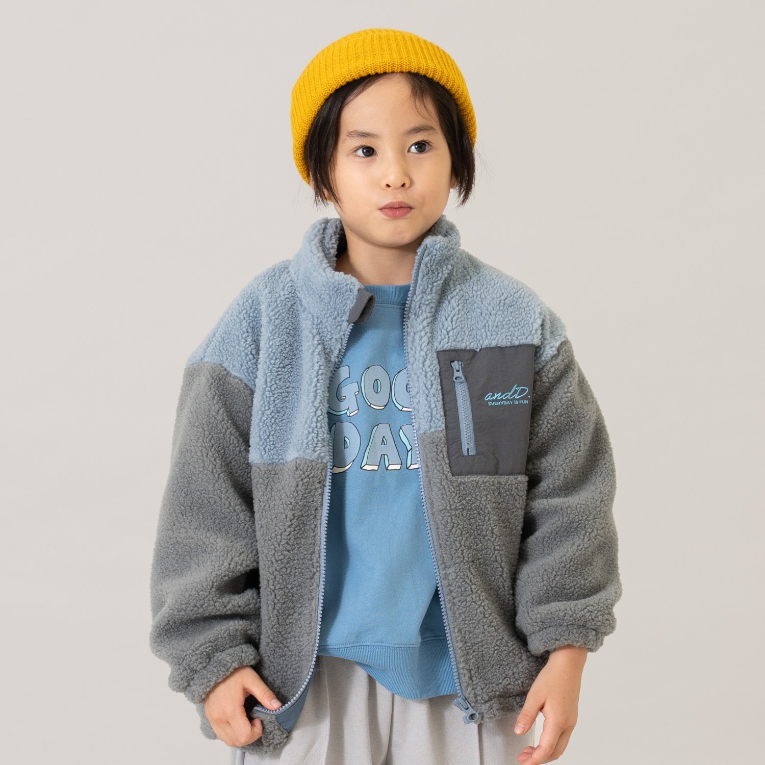 ボアスタンドブルゾン