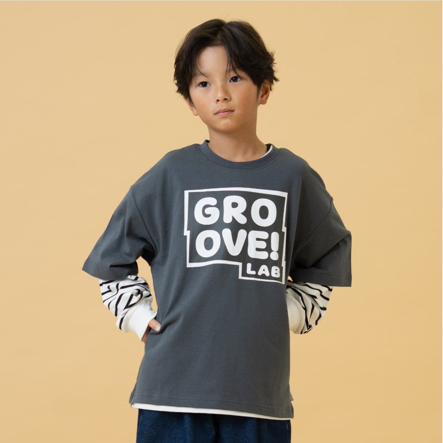 【2Pセット】3WAYプリントTシャツ