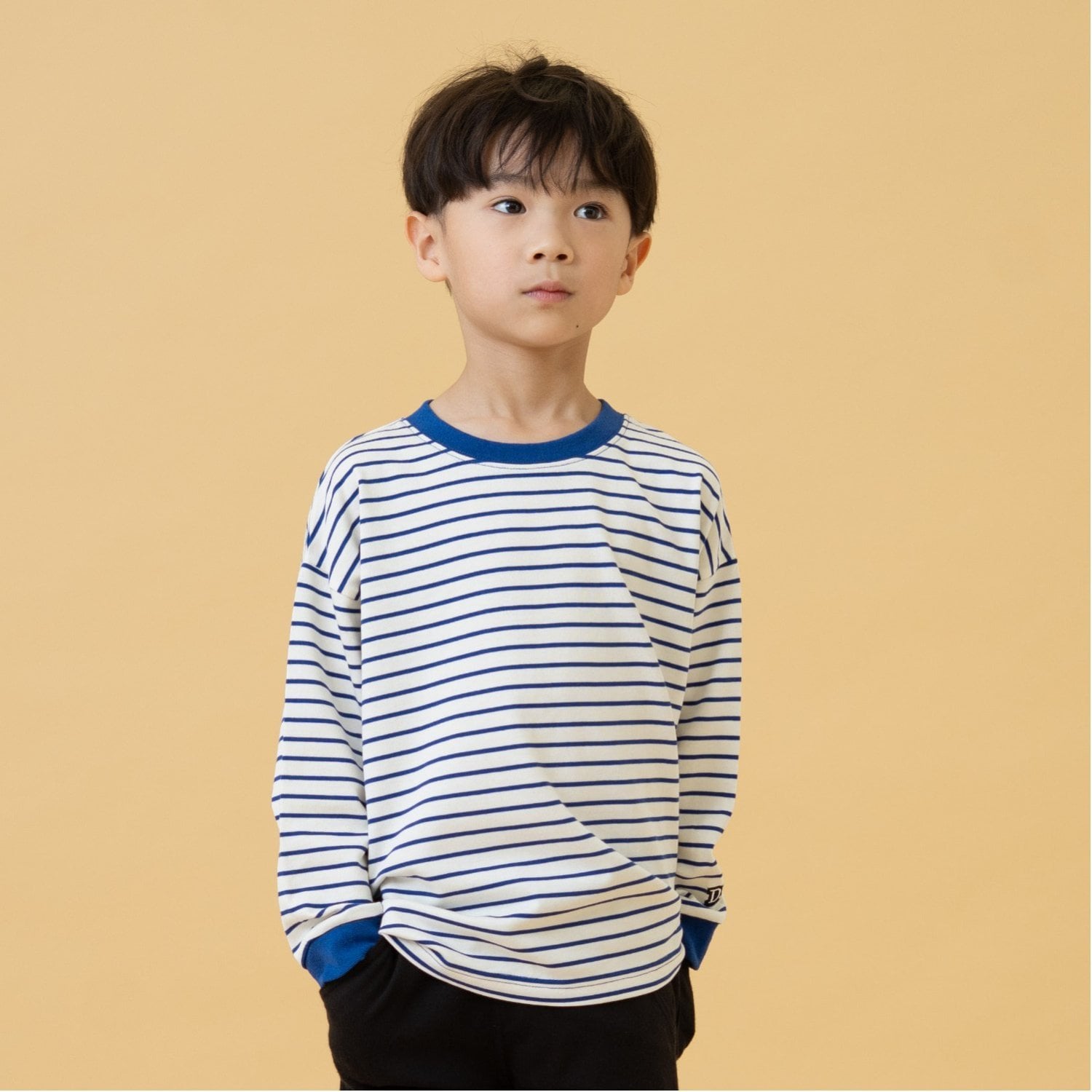 【365D】アソートマルチボーダーロンT