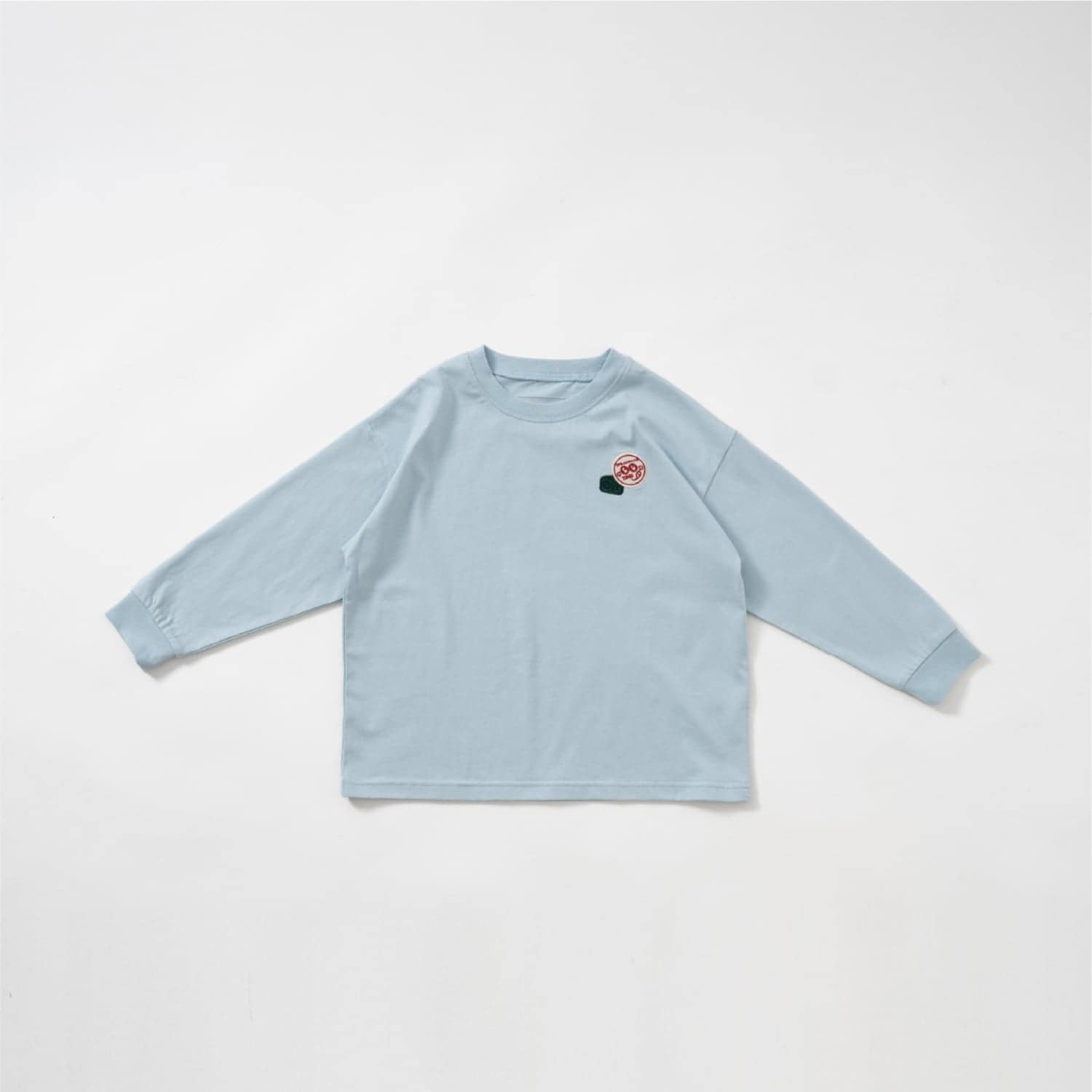 【綿100%】【365D】ワンポイントししゅうロンT