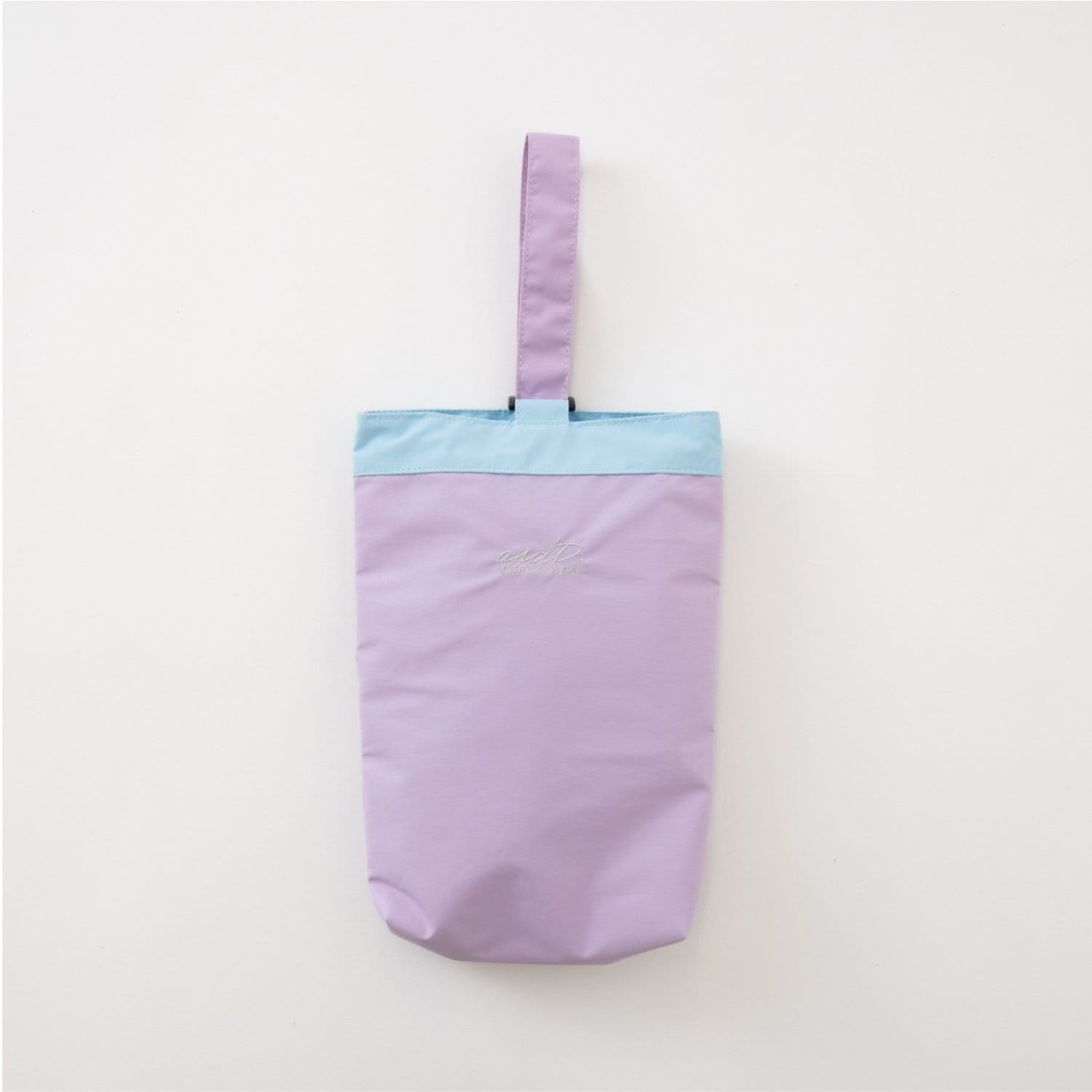 【撥水】バイカラーシューズバック