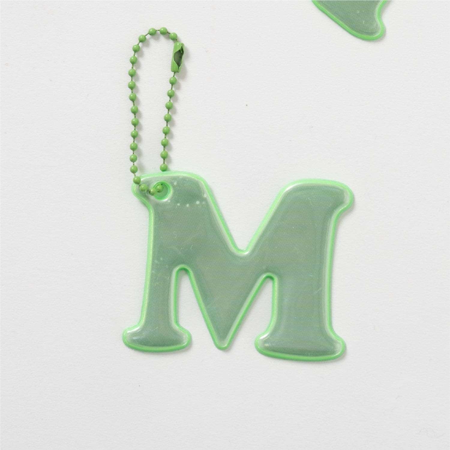 あんしんアルファベットリフレクターチャーム(緑)