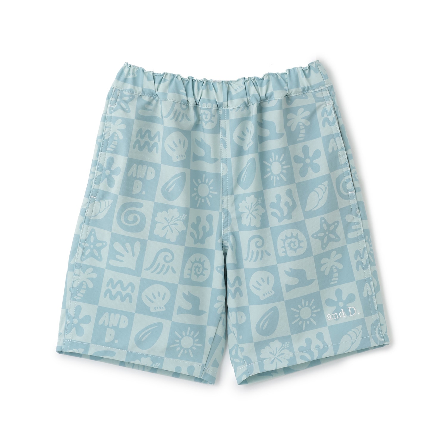 【水陸両用】【SETUP可】総ガラショートパンツ