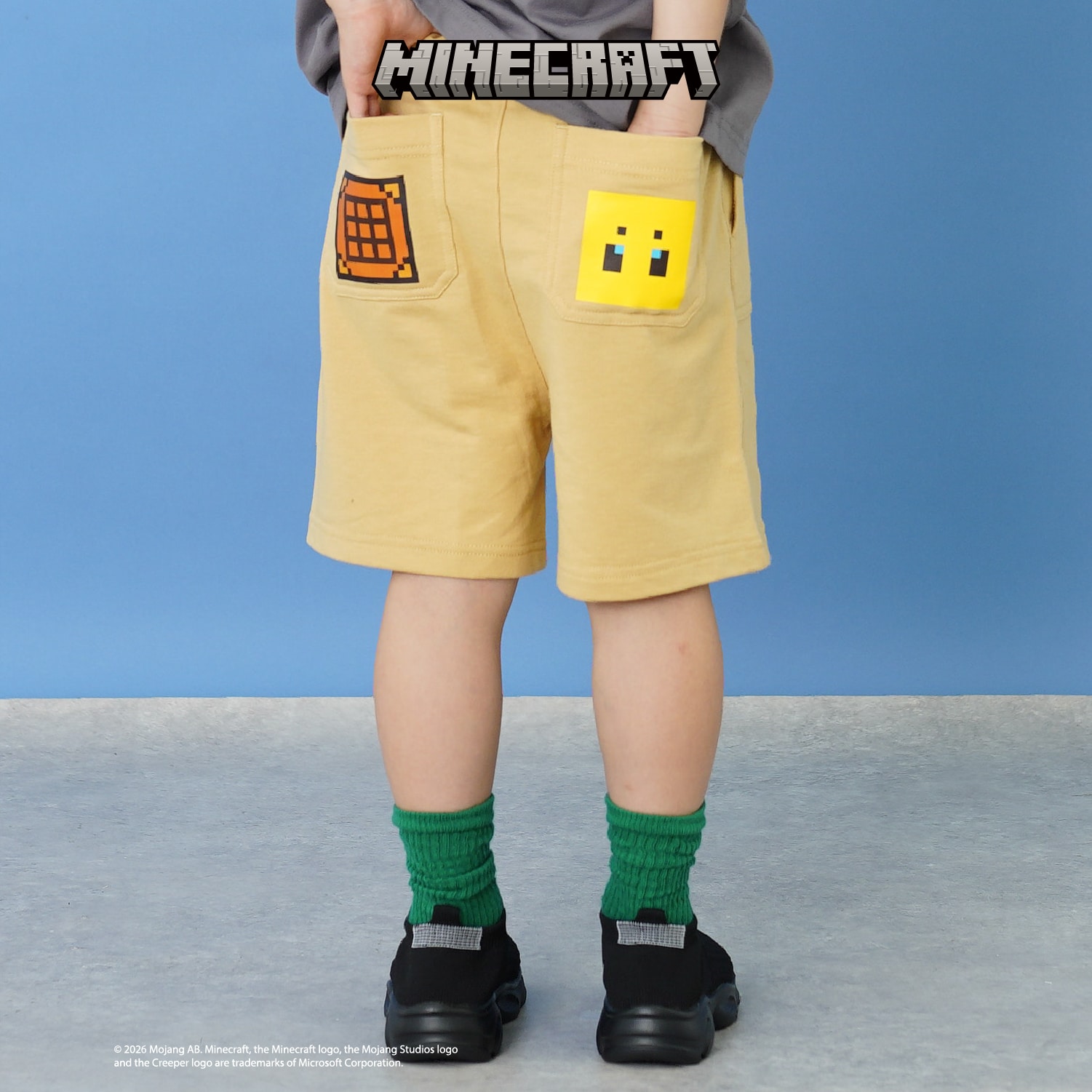 【マインクラフト】MOBアイコンポケットショートパンツ