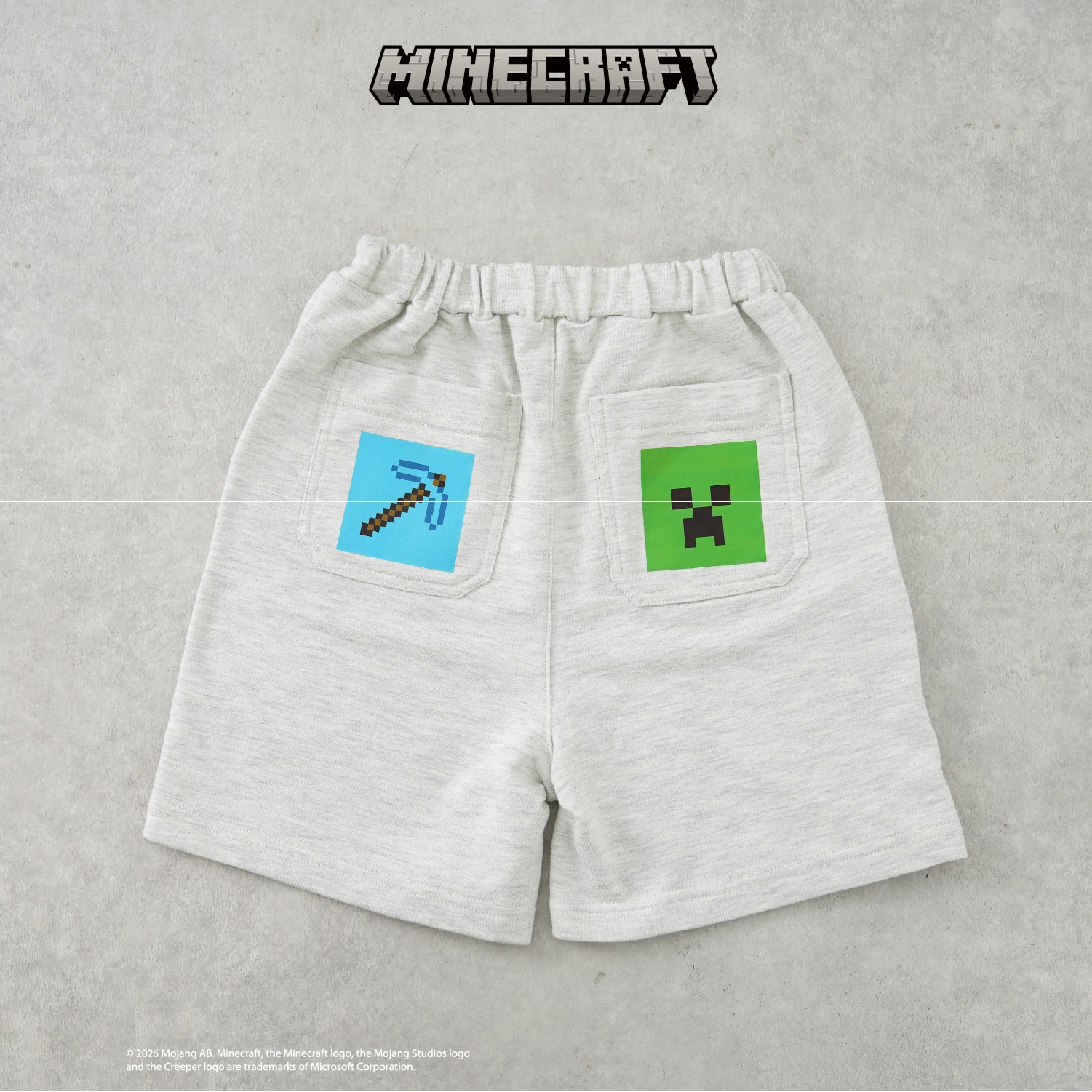 【マインクラフト】MOBアイコンポケットショートパンツ