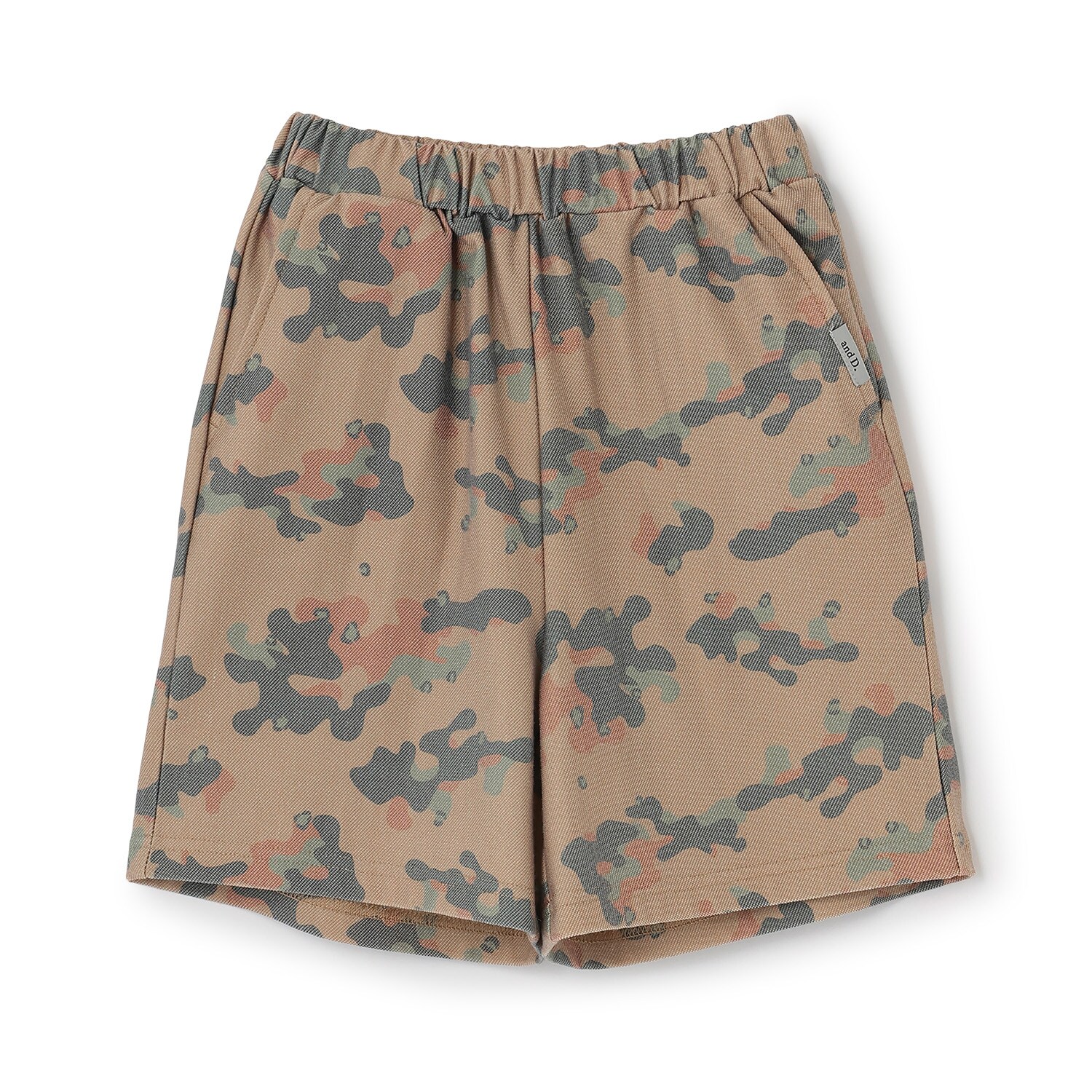 のびっとカットツイル柄ショートパンツ