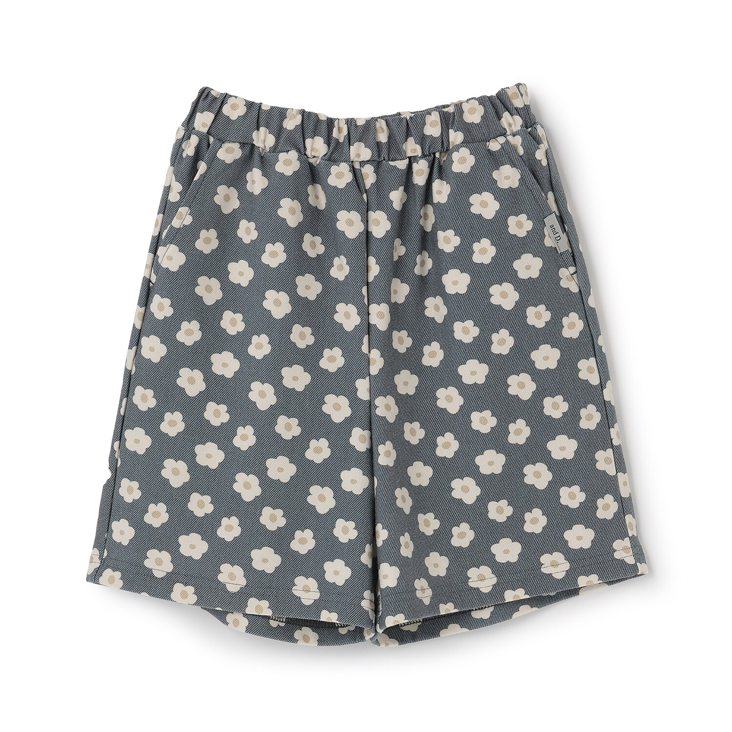 のびっとカットツイル柄ショートパンツ