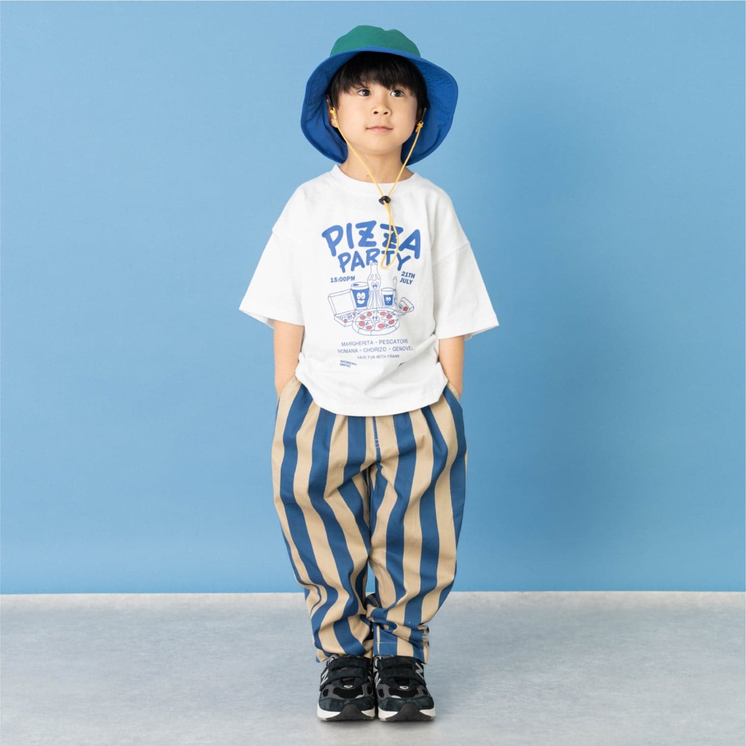 アソート総柄ストレッチシェフパンツ