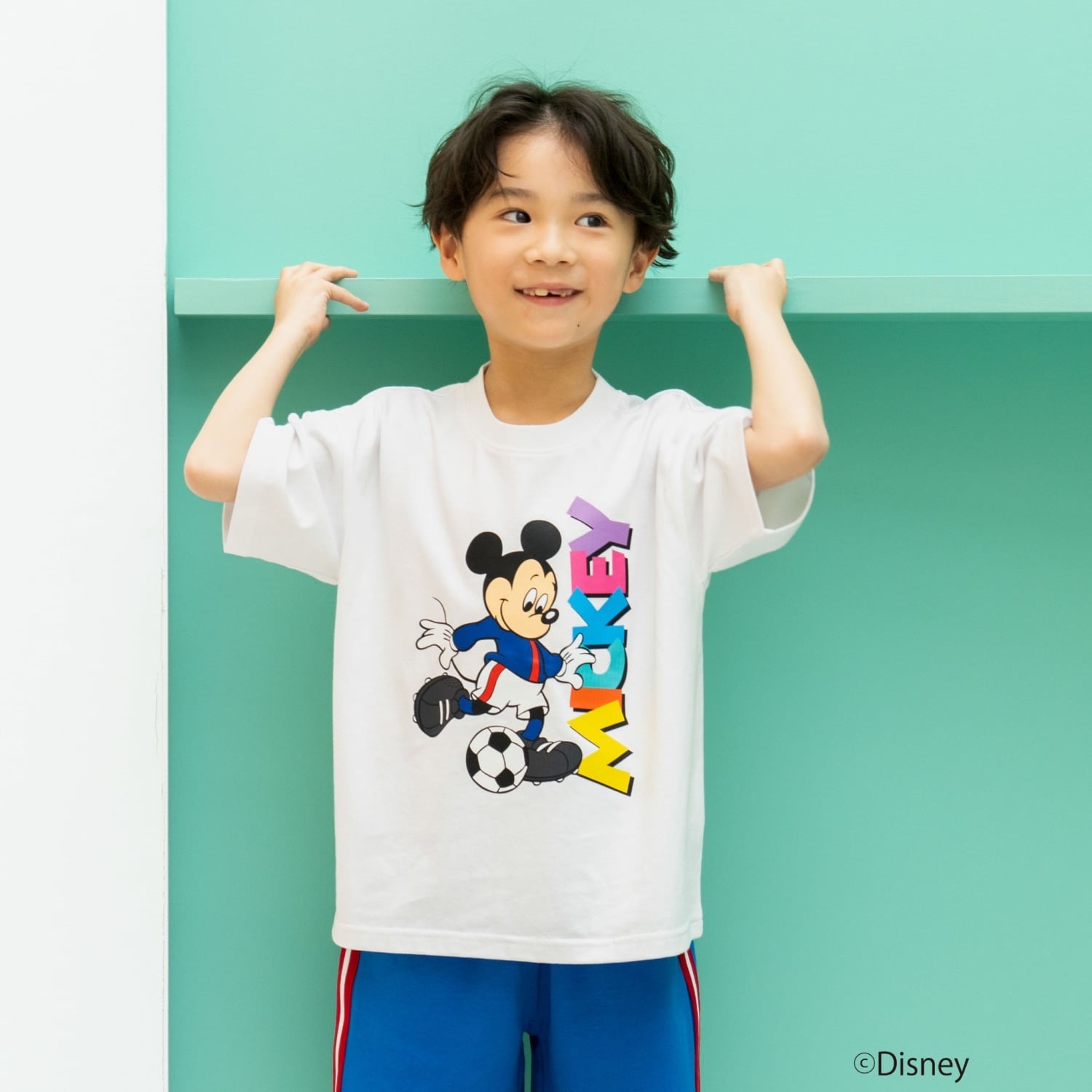 【親子リンク】【Disney】サッカー半袖T