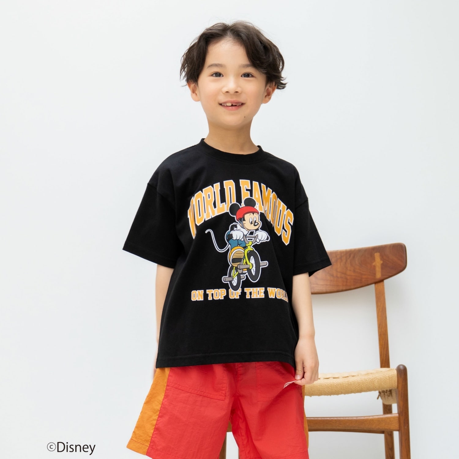 【親子リンク】【Disney】スポーツ半袖T