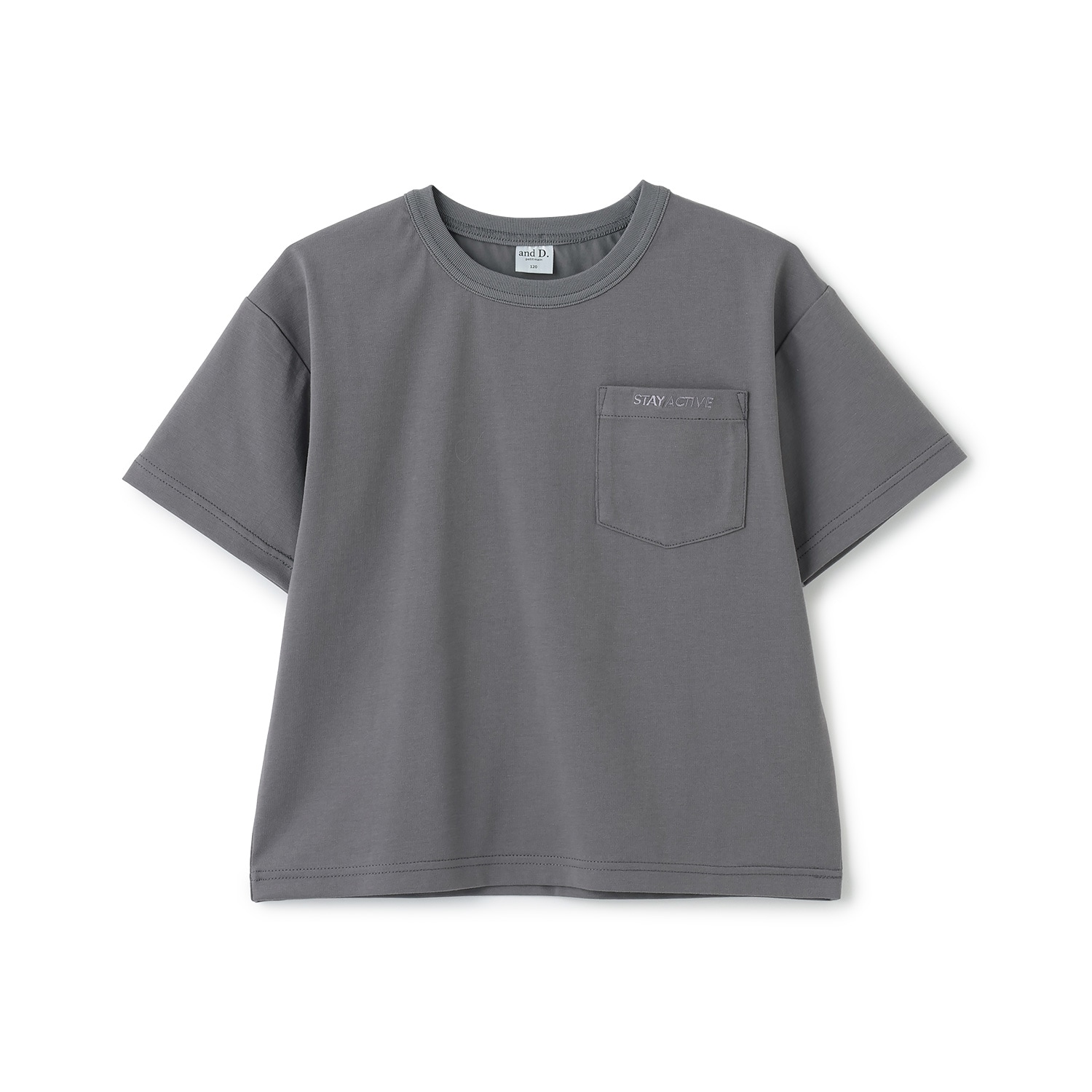 【接触冷感】【UVカット】ポケット半袖T