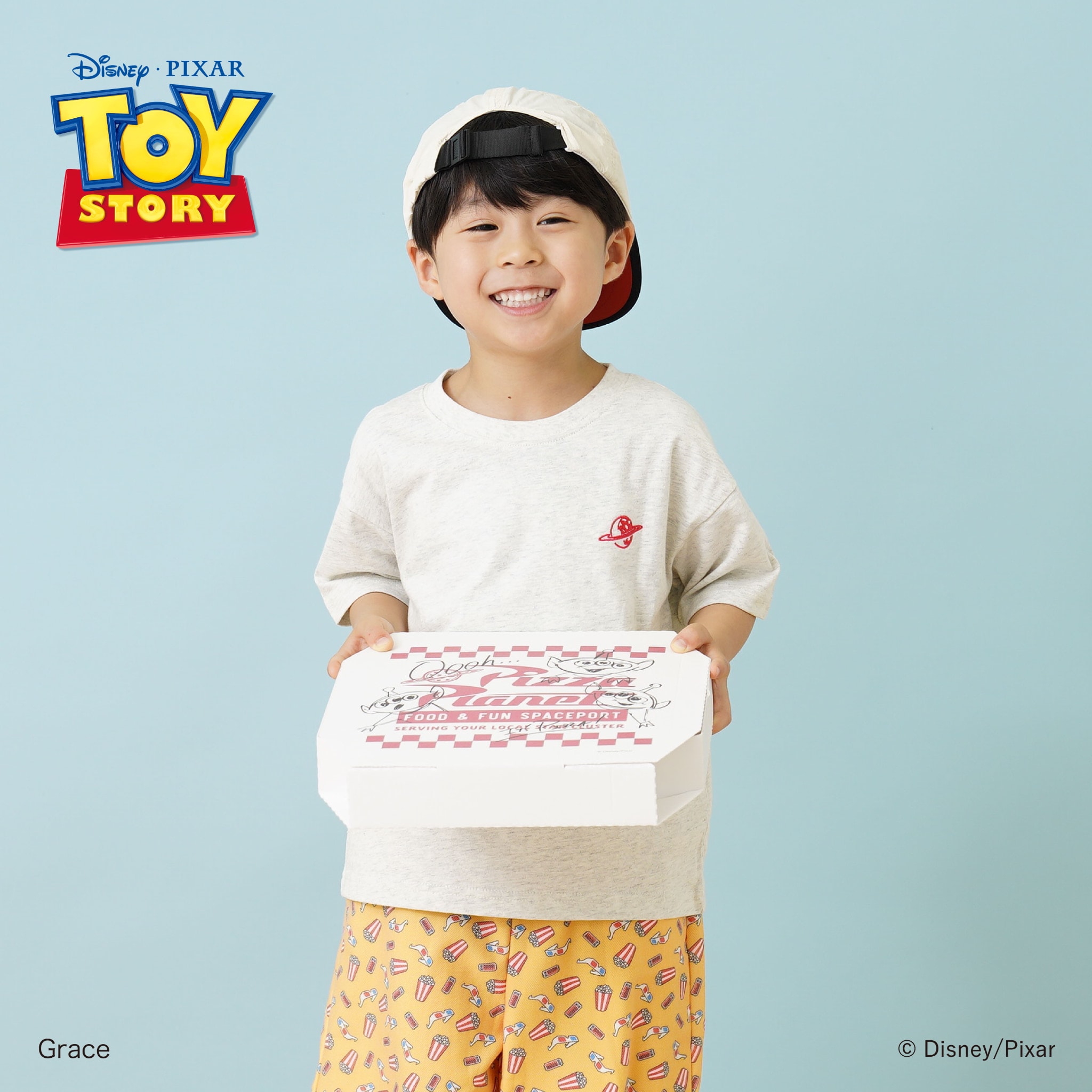 【DISNEY/PIXAR】トイ・ストーリー/エイリアンワイド半袖Tシャツ